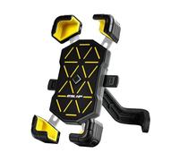 WYMKL Soporte Móvil Moto para Yamaha Bolt-C-Spec 2015-Present, Soporte para Teléfono de Motocicleta Suporte Telefono Bicicleta Antivibración 360° Rotación,Yellow Rearview Mirror-Type