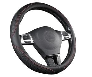 WYMLH Coche Funda Volante para Ferrari F80 2024+ | Cubierta Protectora Antideslizante Accesorios Interior Resistente Cuero Volante Protección