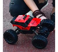 WYMYY 1/14 Escala Grande Todoterreno Control Remoto Coche Aleación Escalada Vehículo RC 2.4GHz Eléctrico 4WD Bigfoot Monster RC Truck Boy 4x4 Amortiguador RC Coche Regalos para Niños ADU