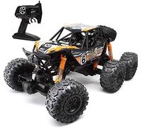 WYMYY Modelo Infantil Coche de Control Remoto 1: 8 Escala Coches Recargable Camión ABS Radio Control Remoto Drift Race 6WD Impermeable RC Off Road Juguetes Camiones Coche Juguete para ni