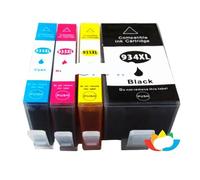 WYNAnGAI 4 Cartuchos de Tinta compatibles con Suministros de Impresora 934bk 935c 935m 935y para Impresora Officejet Pro 6230 6830 6835