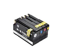 WYNAnGAI Cartucho de Tinta Inkjet Compatible con Color 711XL Compatible con Suministros de Impresora para Impresora Designjet T520 T120 24 T120 610 para número de Pieza 711 XL