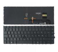 WYNAnGAI Teclado Compatible con 840 G7 G8 745 G7 Canadiense francés CF Italiano IT Latin LA NE portátil con Puntero sin retroiluminación(Nordic)
