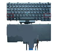 WYNAnGAI Teclado portugués E7450 Compatible con los Modelos de portátiles E5450 E5470 E7470 E5480 E5490 7480 7490 5480 5488 retroiluminado para número de Pieza 0RG5W0 PK1325A3B30 MP-13L8