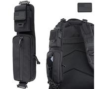 WYNEX Accesorios molle Bolsa con Bolsillos de Doble Cremallera, Correa para Mochila, Correa de Hombro, Accesorio Molle, Accesorios tácticos, Bolsa de Hombro con Cremallera, Soporte Adicional para