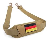 WYNEX Almohadilla de Correa de Hombro para Bolsa táctica, Correa Universal con Almohadilla Gruesa extraíble, Correa de Hombro única como reemplazo para la Bolsa de Lona Bolsa de Crossbody