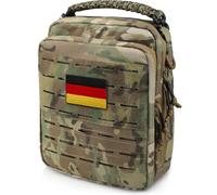 WYNEX Bolsa de administración táctica MOLLE, bolsa de utilidad EDC Organizador Bolsa de herramientas modular con diseño de doble capa Bolsa de fijación médica EMT Gran capacidad