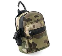 WYNEX Bolsa táctica compacta EDC, Bolsillo Organizador de Bolsillo con Cremallera, Bolsa pequeña, Accesorios, Mini Monedero, Llavero, Cartera para Hombres