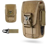 WYNEX Molle Bolso Móvil Bolsa Tactica Cinturón Riñonera Hombre Funda Teléfono EDC Pouch Molle Pequeño con Hebilla de Brújula