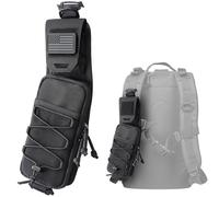 WYNEX MOLLE Fundita para Correa de Mochila, Accesorio EDC, Bolsillo para Teléfono Móvil para Senderismo, Camping, Viajes y Aire Libre