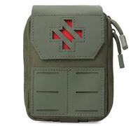 WYNEX Molle IFAK - Bolsa de primeros auxilios, bolsa táctica para trauma médico, bolsa de cinturón MED EMT, pequeña bolsa de supervivencia de emergencia portátil con cruz de identificación inmediata