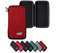 WYNGS Funda Protectora Roja Compatible con la calculadora TI-BA II Plus Professional