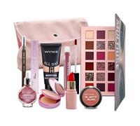 WYNIE Kit de Maquillaje Principiantes,Set Completo y Portátil Fácil de Usar Ideal Primer Maquillaje, Regalo para Jóvenes