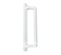 Wynn Hardware PGT - Juego de manijas exteriores para puerta corredera de vidrio de patio de 10 pulgadas | Reemplazo de manija de puerta corredera de vidrio exterior PGT (blanco)