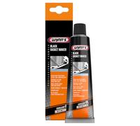 Wynn's Formador de Juntas Negro - Silicona RTV de Alto Rendimiento - Sellado Resistente al Aceite, Calor y Vibración - Ideal para Cárteres y Tapas de Levas - 80 ml