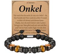 wynn's Hijo, sobrino, nieto, hermano, regalo, pulsera, regalos para niños, regalos para hijo, sobrino, nieto, hermano, para cumpleaños, bautizo, graduación, escolarización de Navidad, 11.41, Piedra