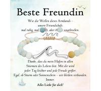 wynn's Regalos para hija, hermana, mejor amiga, pulsera de onda, regalos para niñas, mujeres, cumpleaños, Navidad, confirmación, comunión, graduación, escolarización, 11.41, Piedra, Sin gemas