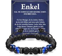 wynn's Regalos para hombres, pulsera de ojo de tigre para mi marido, marido, novio, papá, padrastro, tío, hijo, hermano, nieto, para cumpleaños, Navidad, día del padre, aniversario, día de San