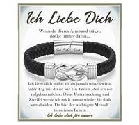 wynn's Regalos para hombres, pulsera de piel con grabado como regalo de amor para mi hijo, hermano, papá, bono, papá, hombre, regalo de cumpleaños, Navidad, día del padre, aniversario, día de San