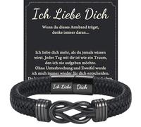 wynn's Regalos para hombres, pulsera de piel con grabado para papá, hijo, hermano, nieto, sobrino, tío, marido, novio, regalo de cumpleaños, Navidad, día del padre, aniversario, día de San Valentín