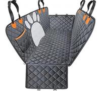 WYNONE Funda Perros Coche de Asiento para Toyota Avalon 1999-2022, Los Arañazos Impermeable Resistente Perros Protector Coche Lavable Antidesliante Fácil de Guardar,Grey Orange