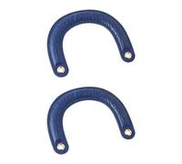 Wynrzyj 2 asas curvadas de PU para bolsillo con cómodo y fácil de usar para la compra diaria de péndulo y viajes para entusiastas para reemplazar el asa del bolso, azul oscuro