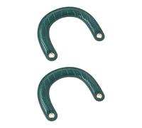 Wynrzyj 2 asas curvadas de PU para bolsillo con cómodo y fácil de usar para la compra diaria de péndulo y viajes para entusiastas para reemplazar el asa del bolso, gris oscuro