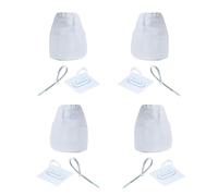 Wynrzyj 3/4pcs Secadora Recogedor Recogedor Bolsa y Bolsa de filtro para atrapar el polvo en las pistas interiores al aire libre Bolsa para la colada