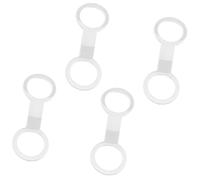 Wynrzyj 4 piezas silicona snorkel máscara correa guardián buceo tubo retenedor clip Bucear Bucear Snorkel Clip Retainer Máscara Tubo