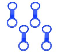 Wynrzyj 4 piezas silicona snorkel máscara correa guardián buceo tubo retenedor clip Bucear Bucear Snorkel Clip Retainer Máscara Tubo