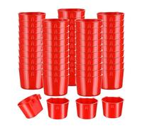 Wynrzyj 50 vasos colgantes para comederos de pájaros para loros, palomas, pollos y pequeñas jaulas para mascotas, comederos para periquitos, comederos simples para periquitos