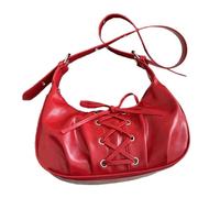 Wynrzyj Bandolera de Correa Ajustable Con Cinta Decorativa Corbata Con Espacioso Interior Axila Estilos PU Crossbody Monedero Para Bolso Crossbody Ajustable Con Nudos De Arco