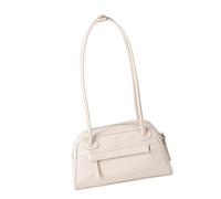 Wynrzyj Bolso de hombro de invierno color sólido antebrazo retro axila PU cuero bolso para mano de minina de viaje bolso moda axila retro axila hombro invierno, beige