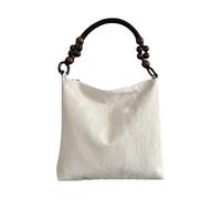 Wynrzyj Bolso De Hombro De Moda Con Único Perla Chino Perla Parcela De Axila Para El Uso Diario Y Ocasión Especial Accesorio De Moda Étnica, Blanco