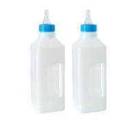 Wynrzyj Botella de lactancia de ganado de capacidad Ml, botella de leche, dispensador de alimentación para granja, agarre cómodo, herramienta de alimentación de animales de granja, 2 piezas de