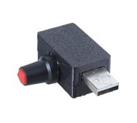 Wynrzyj Controlador de velocidad del ventilador USB de 5 V, interruptor de ajuste óptimo, módulo de velocidad para experiencias de refrigeración silenciosas, controlador de ventilador de escritorio