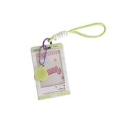 Wynrzyj Coreano Popular Fotocard Titular Con Llaveros Plástico Photo Tarjetas Mangas Bancos Tarjetas de Crédito Regalos Tarjetas de Identificación Protector, verde, Mass Beauty