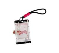 Wynrzyj Coreano Popular Fotocard Titular Con Llaveros Plástico Photo Tarjetas Mangas Bancos Tarjetas de Crédito Regalos Tarjetas de Identificación Protector, Negro , Mass Beauty