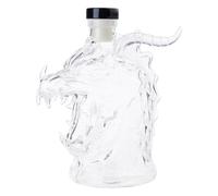 Wynrzyj Decantador de licor, decantador de bebidas espirituosas de cristal, Dargon Head, decantador de whisky, dispensador de whisky, regalo para novio, marido, padre, botellas dispensadoras de