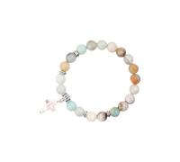 Wynrzyj Elegante Pulsera de Perlas Ajustable Aventurina Verde Cristales Artificiales Joyería Regalo Asequible Tobillera con Cristales, talla única, como se describe