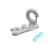 Wynrzyj Luminou - Soporte para manguera de buceo con hebilla doble Buceo Abrazaderas de manguera para accesorios de snorkel Luminously Buceo Soporte para manguera de buceo Clip