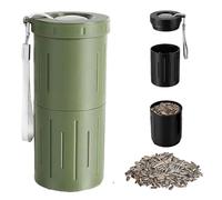 Wynrzyj Mejoras portátil Helianthus Nut Spit Cup with Nut Organizers & Shell Disposal Pistachios Snacks Serving Flower Stone Cup