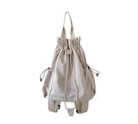 Wynrzyj Mochila ligera de poliéster repelente al agua, bolsillos organizadores de diseño ergonómico, utensilios de viaje, mochilas de viaje, beige