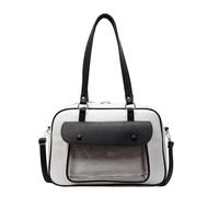 Wynrzyj Moderna bolsa de axila con correa de hombro ajustable amplio espacio de almacenamiento suave PU Crossbody cartera de acceso rápido diseño ligero bolsillo grande para esenciales, beige