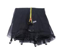 Wynrzyj Red de seguridad para trampolín de repuesto, con doble cremallera y hebillas de protección que duran