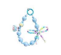 Wynrzyj Sectorial Cuentas de Cristal Correa de Cadena Teléfono de Moda Llavero Decorativo Encanto Para Mujeres Accesorios de Teléfono de Moda Accesorios para Evento Social