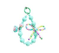 Wynrzyj Sectorial Cuentas de Cristal Correa de Cadena Teléfono de Moda Llavero Decorativo Encanto Para Mujeres Accesorios de Teléfono de Moda Accesorios para Evento Social