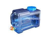 Wynrzyj Soporte de agua para camping, recipiente de plástico transparente, cubo de gran calibre para exteriores con grifo, tanques de almacenamiento, recipiente de plástico para camping de repuesto