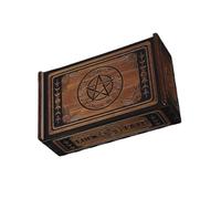 Wynrzyj Tarot de madera tarjetas caja de almacenamiento empuje tarjetas de tarot astrologías joyas para la felicidad