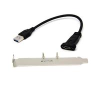 Wynrzyj Tornillos adaptadores USB para chasis de ordenador a USB C hembra con pinza para una instalación segura y estabilidad